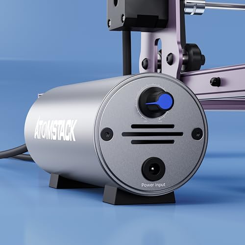 F30 Air Assist para Gravadora Laser 10-30L/Min Bomba de Assistência de ar a Laser com Tubo de 2 m Re