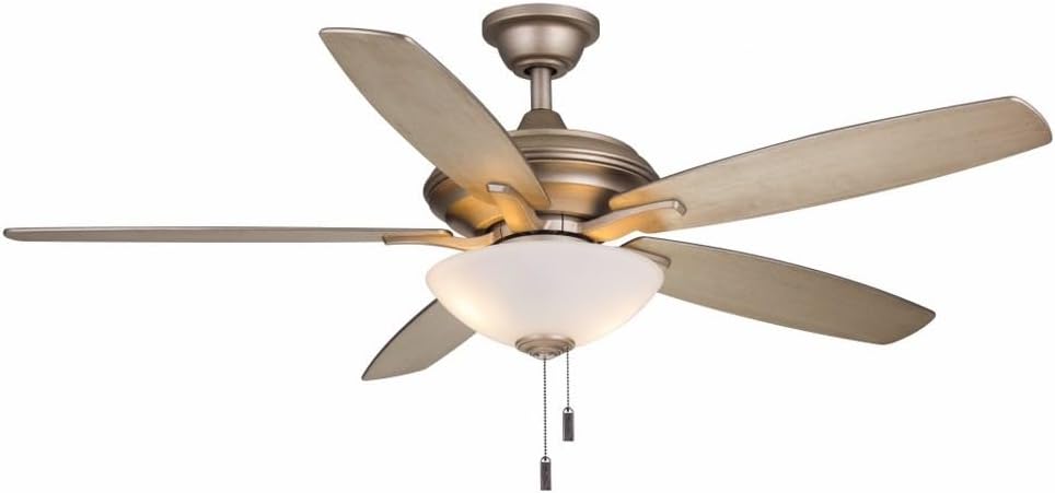 Wind River WR1426IG, Modelo Iced Gold 52" Ceiling Fan with Light