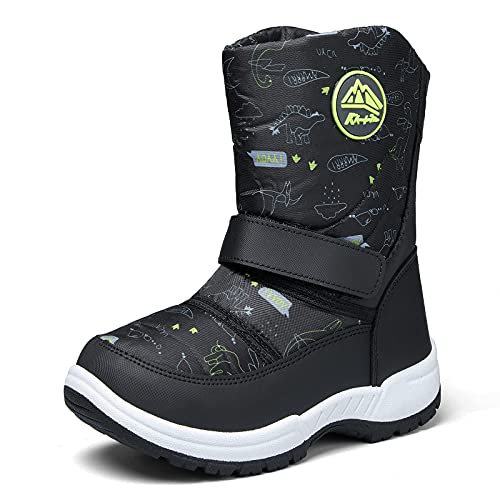 K KomForme Kids Waterproof Winter Snow Boots