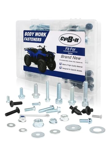 CYCBOLT 160 PCS ATV Body Work Bolts Kit Fit for YFM Raptor Kodiak TRI-Moto