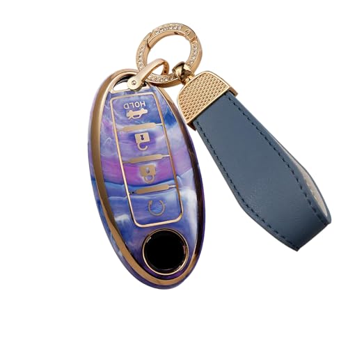 Coque de clé Infiniti QX60 violette idéale pour le quotidien des conducteurs