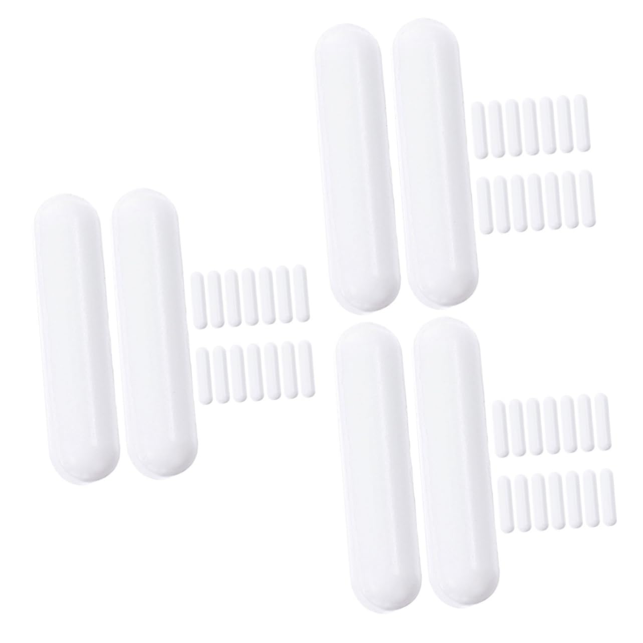 Mobestech 48piezas Barra Agitadora Magnética De Ptfe De Herramienta De Mezcla Para Laboratorio Para Agitar Líquidos Alta Temperatura Investigación Científica