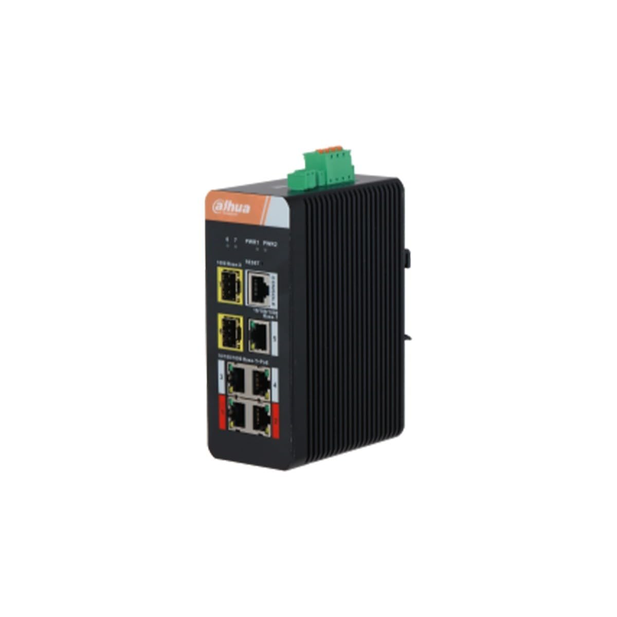 DAHUA PFS4207-4GT-DP SWITCH INDUSTRIAL 4 PUERTOS GIGABIT POE + 3 UPLINK GIGABIT (2SFP+1RJ45) MANEJABLE LAYER2NDR