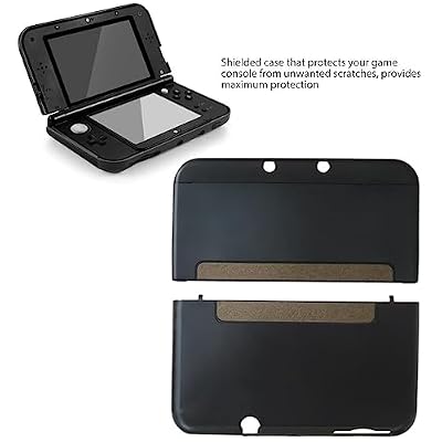 Blue Elf Black Shockproof Protector Case Cover Hard Shell Skin for Nintendo New 3DS XL LL (2015 Model) ONLY