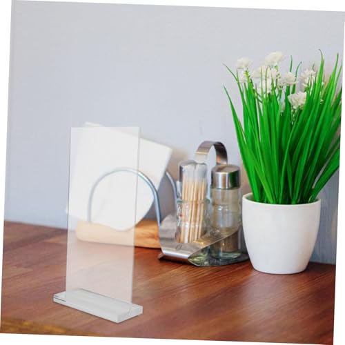 Support de panneau acrylique pour menu de restaurant et bureau