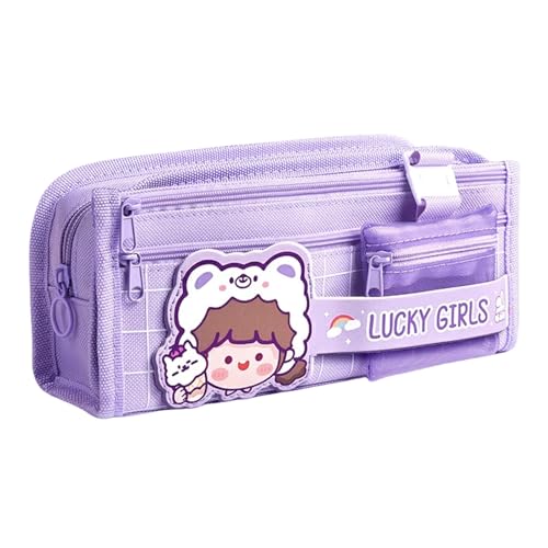 KCatsy Sac Scolaire Fille Violet Motifs Ours, Glaces,...