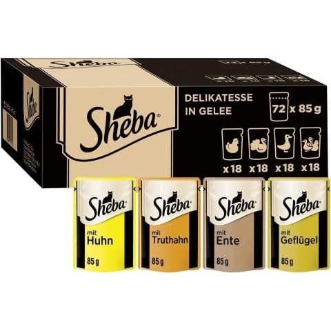 Sheba Katzennassfutter Delikatesse in Gelee Cover
