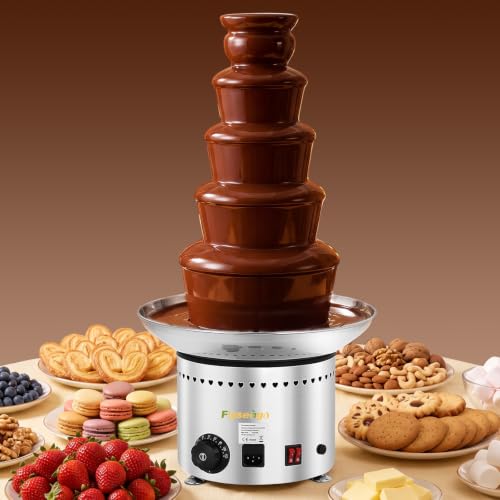 Flyseago 5-Tier 28 inch Commercial Chocolate Fountain