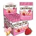 Meiji Chocorooms Strawberry Crispy Cracker (Pack of 12) 1.34 Oz Pouches