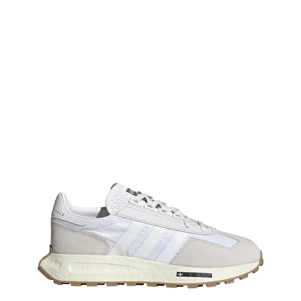 adidas Originals Men's Retropy E5 Sneaker, Crystal White/Matte Silver/White, 9.5