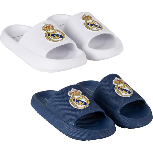 CERDÁ LIFE'S LITTLE MOMENTS Chanclas Playa EVA Real Madrid para Niños, Sandalias Infantiles Oficiales y Ligeras | Calzado Antideslizante para Verano, Piscina y Playa