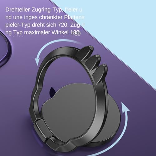 Soporte de para teléfono móvil, Soporte de de Metal, Agarre de Dedo móvil, Accesorio Delgado para teléfono con Giratorio para Escribir, Ver vídeos, videollamadas, Tomar Fotos - imagen 9