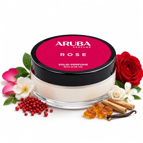 Image of Alcohol Free.Solid Perfumes | Wax Perfumes for Men & Women | Non-Greasy Cologne | Strong & Lasting Fragrance | Gifting Pack for Him & Her (Rose)