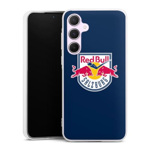 DeinDesign Silikon Hülle kompatibel mit Samsung Galaxy A55 5G Case transparent Handyhülle EC Red Bull Salzburg Offizielles Lizenzprodukt Eishockey