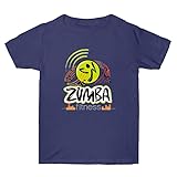 rwraps t-shirt zumba da donna grafica stampata maniche corte allenamento casual top girocollo per zumba dance yoga fitness training