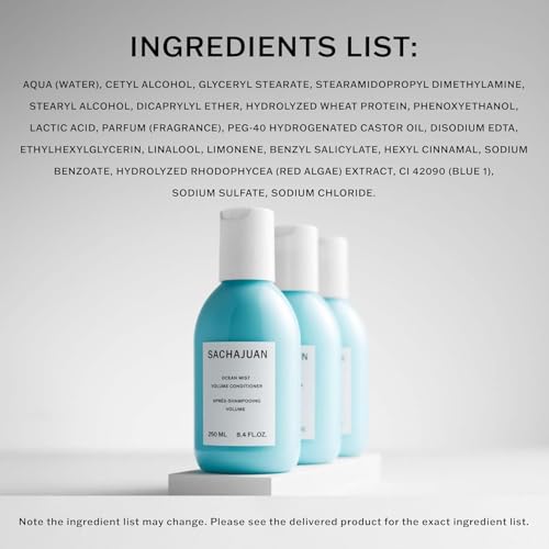 Sachajuan Balsamo Volumizzante Ocean Mist (Capelli Fini) 250 Ml - 7