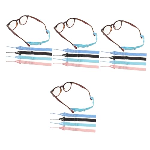 Lanières élastiques antidérapantes pour lunettes attache flexible haute adhérence