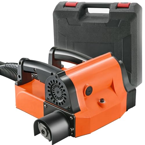 Electric Wall Planing Machine, 1680W Dust-Free Putty Scraper with Vacuum Hose and 3.2m Power Cord for Smooth Concrete Finishing