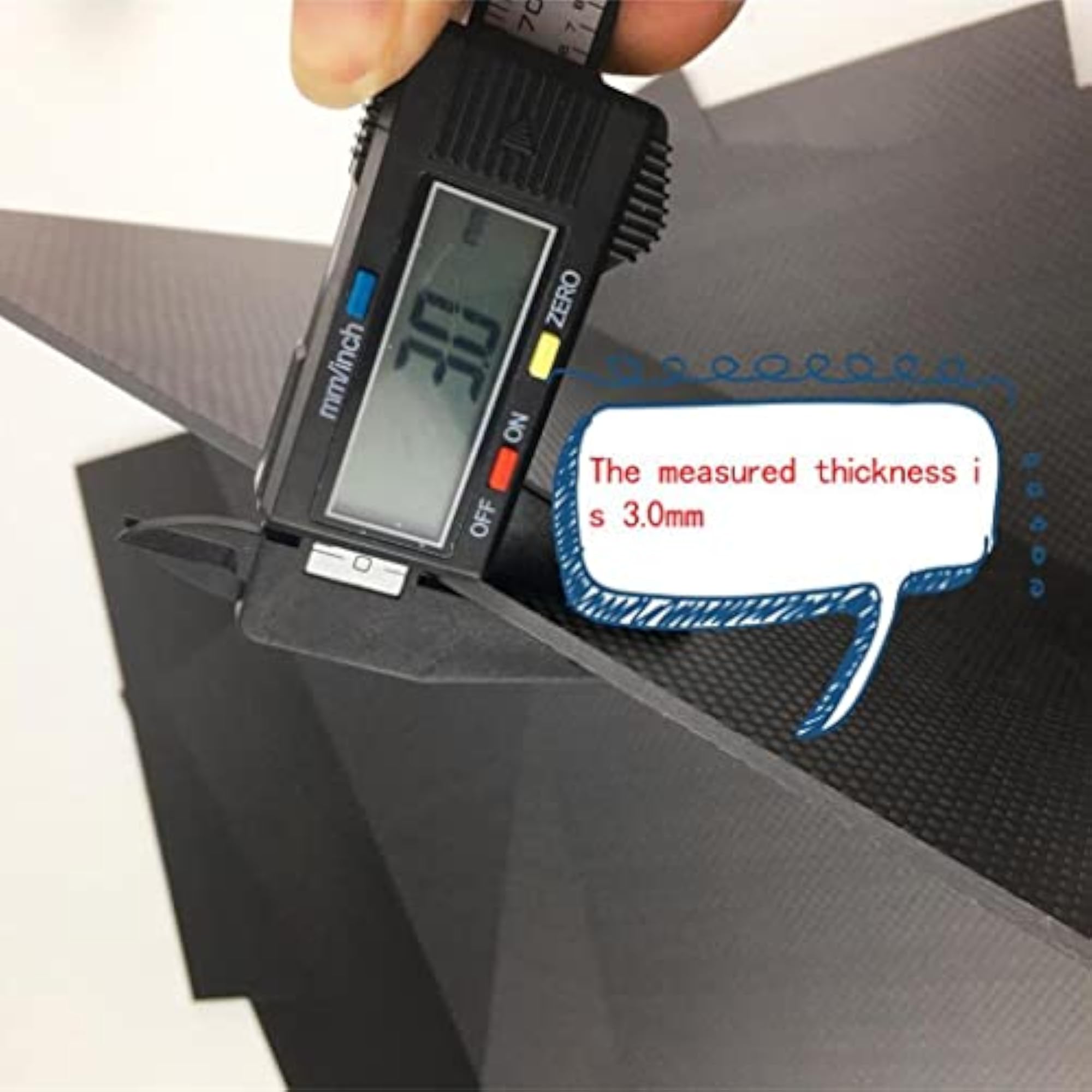 Black 100% Carbon Fiber Plate Panel 200x300mm