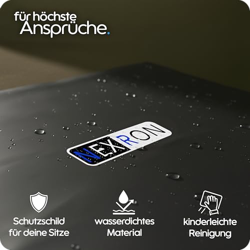 NEXRON® Autositzschoner – besonders bequemer Autositzbezug mit Premium Stoff (WASSERDICHT) – schützt die Sitze deines Autos in Sekundenschnelle