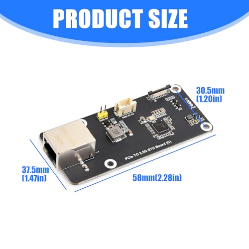 Tarjeta de red de 2,5 Gbps PCIe con soporte de montaje para expansión de PC 6