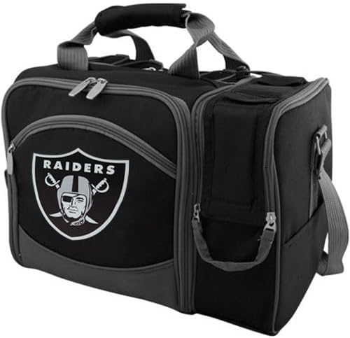 Las Vegas Raiders Malibu Picnic Cooler Tote - Black