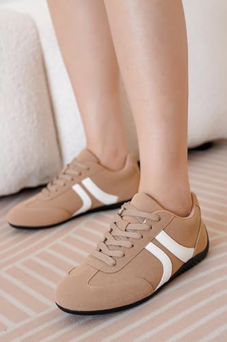 Image of Project Cloud Barefoot Shoes Women - Memory Foam Lace-Up Womens Sneakers - Lightweight & Non Slip Womens Shoes Casual - All-Day Women's Fashion Sneakers for 2026 (Goal)
