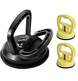 Black Dent Puller Suction Cup, Car Dent Puller Remover Paintless Dent Removal Kit for Car Dents Repair Phone Tablet Disassembly Screen Removal Glass Lifting (3 Pack)