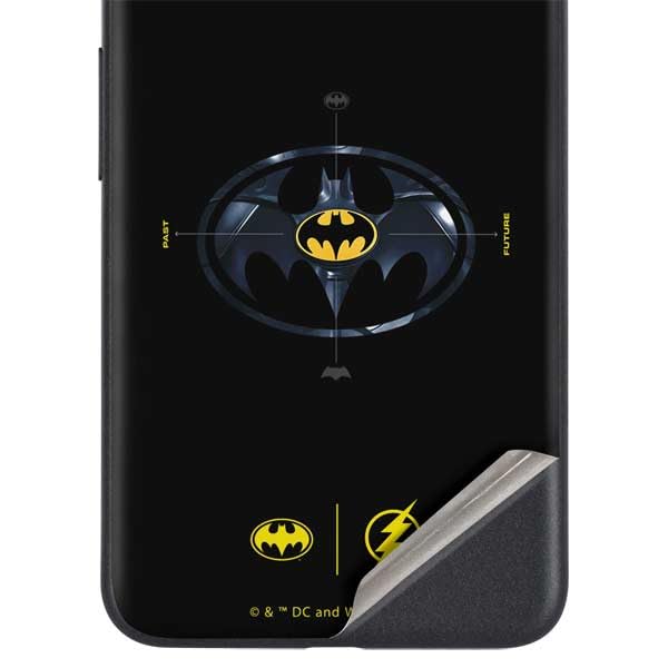 Skinit Decal Phone Skin Compatible with Google Pixel 2 XL - Officially Licensed Warner Bros The Flash Movie: Logo Poster Design