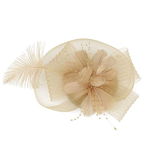 Hair Bands For Women's Hair Sinamay Flower Pillbox Hair Headband Clip Hat Headband #TOP2