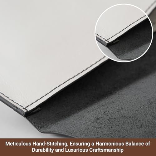 BEVEL & AWL Dual Harmony 100% Leather Case for 14 Inch (M1, M1 Pro, M2, M2 Pro & M3) 2021-2024, Premium Handcrafted Air Sleeve, Laptop Sleeve 13 Inch & 14 Inch Case by BEVEL & AWL - Used condition - Image 5
