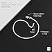 Amberta 925 Sterling Silver 2 mm Snow/Rock Chain Bracelet Length 7