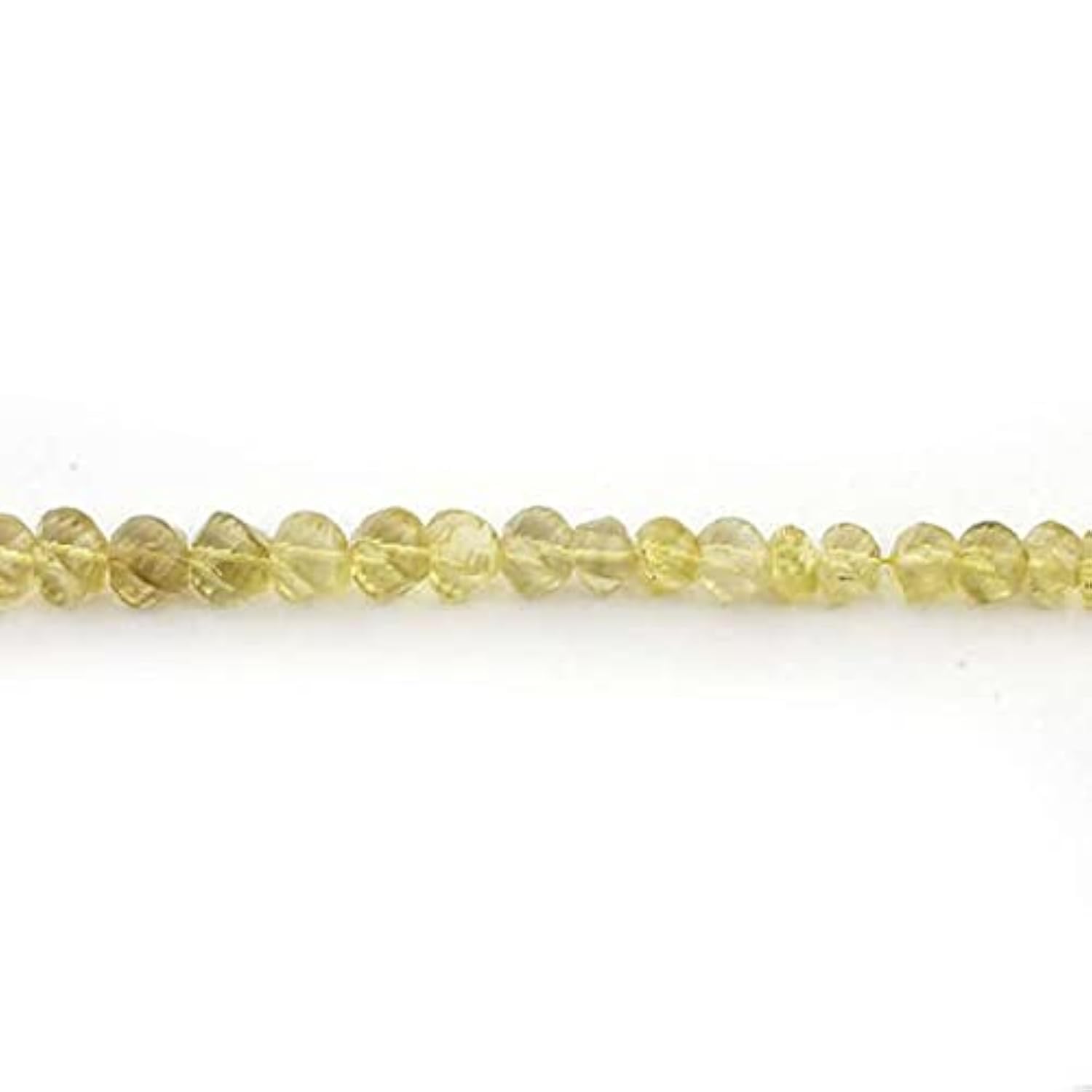 Quartz Citron Faceté en Perles Twisted Nuggets 7-9mm pour la Création de Bijoux