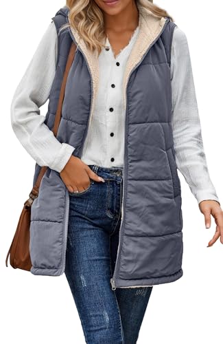 Chaqueta sin mangas abrigada larga para evitar el frío lumbar en invierno L