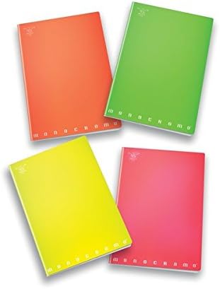 Pigna - A4 monochrome neon notebooks