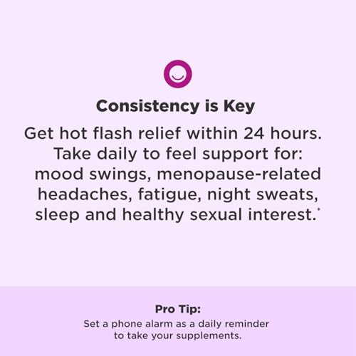 OLLY Mellow Menopause Supplements for Women, Supports Hot Flashes, Vaginal Dryness & Occasional Mood Swings,* Estro-G100®, GABA, Vegan Capsules, 1 Month Supply - 30 Count - Image 5