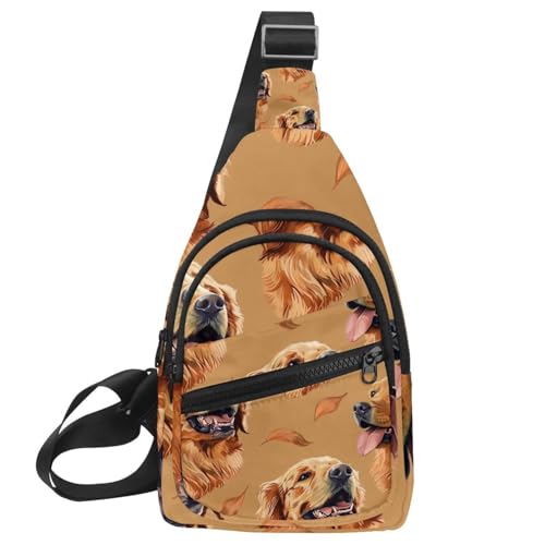 Mochila cruzada para senderismo y viajes con correa regulable para hombres y mujeres