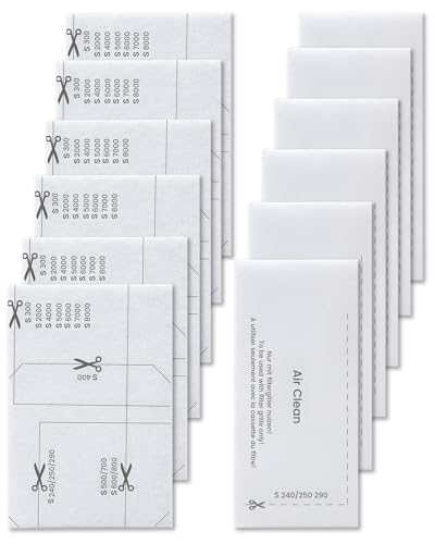 E-HAO (イーハオ) AirCleanフィルターとモーター保護フィルター交換部品 6個パック Miele Vacuum Compact C1 C2、Complete C1 C2 C3、Classic C1、Dynamic U1、S200-S899、S2000-S8999用