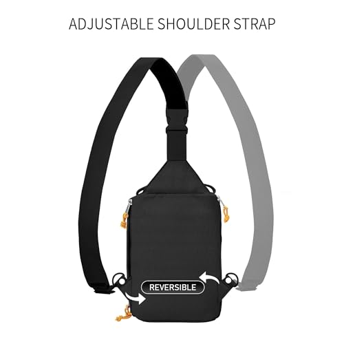 Image of FASTFAIRY Lightweight Waterproof Trendy Sling Bag: Nylon Crossbody Shoulder Purse - Traveler Commuter Women -Trip Vacation