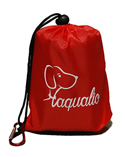 Multi Purpose Pocket Blanket - Portable 56'' x 71'' Lightweight Compact Waterproof Outdoor Blanket by Aqualio with 4 Corner Pockets for Camping,Picnic, Beach,Travels. Stakes, Carabiner Included