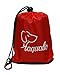 Multi Purpose Pocket Blanket - Portable 56'' x 71'' Lightweight Compact Waterproof Outdoor Blanket by Aqualio with 4 corner pockets for camping,picnic, beach,travels. STAKES, CARABINER INCLUDED