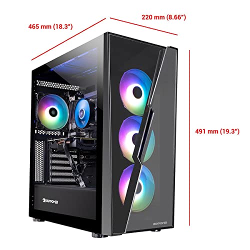 Ibuypower Slatehako Ad420N Gaming Desktop Computer, Intel Core I5-12600Kf 3.7Ghz, 16Gb Ram, 500Gb Ssd, Nvidia Geforce Rtx 3050 8Gb, Windows 11 Home #TOP2
