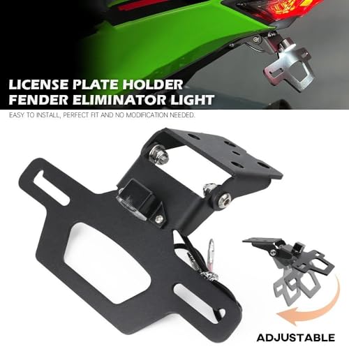 Support de plaque d'immatriculation Ninja ZX-25R idéal pour circuits - 4