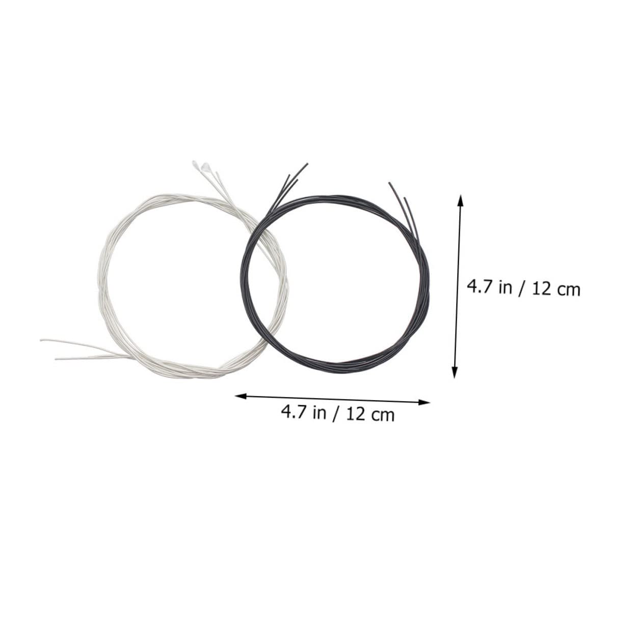 Generic Guitar Replacement String Kit (2 Sets) Classical Guitar Strings Strong Treble Bright Bass Harmonious Chords Present