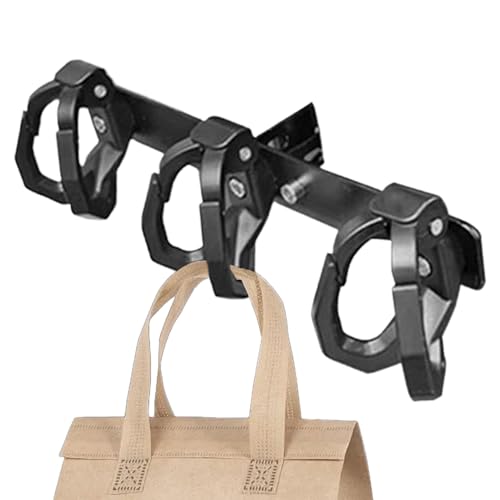 Huayeex Gancho para Bolsas de Scooter,Accesorios para Scooter Eléctrico - Portabotellas Anticaídas para Bolso Compra y Reparto Comida