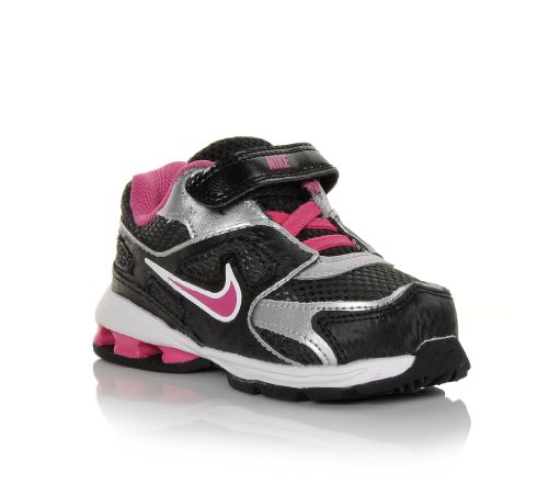 Nike Kids Reax Run Dominate (Td) Pink Blk Metalic Silver Girls Toddler 8 M Us - Main Image