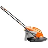 Fizporium Flymo Hover Vac 250 Lawnmower Features: Easy to Remove 15 litre Grass Box 1400W Motor Collects & Compacts Grass Quick Fold Handles for Easy Storage Fully Assembled 42 x 42 x 79cm - Image 1