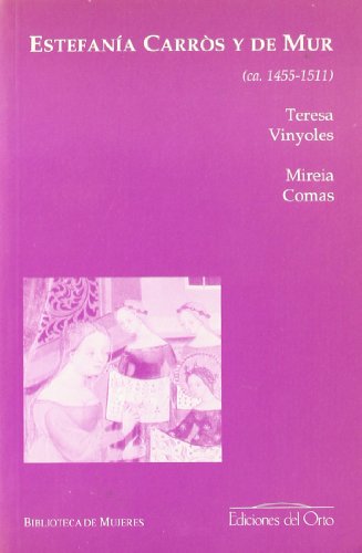 Portada de Estefanía Carrós y de Mur