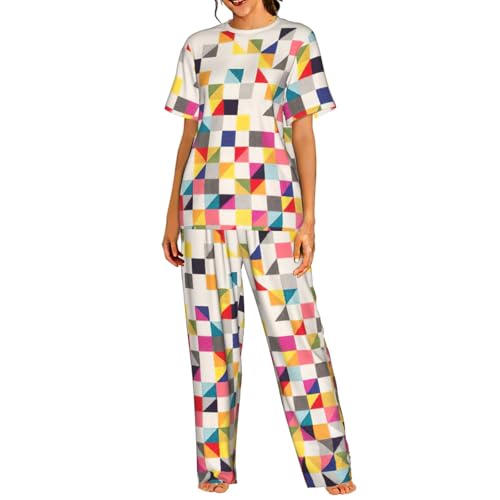 Pyjama court femme respirant et léger vêtement de nuit anti-chaleur