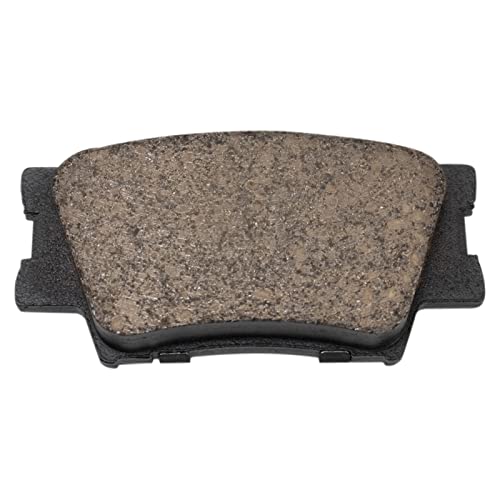 Image of TRQ Rear Brake Pad and Rotor Set Ceramic Rotors Calipers Compatible with 2013-2015 Toyota Avalon 2012-2017 Camry
